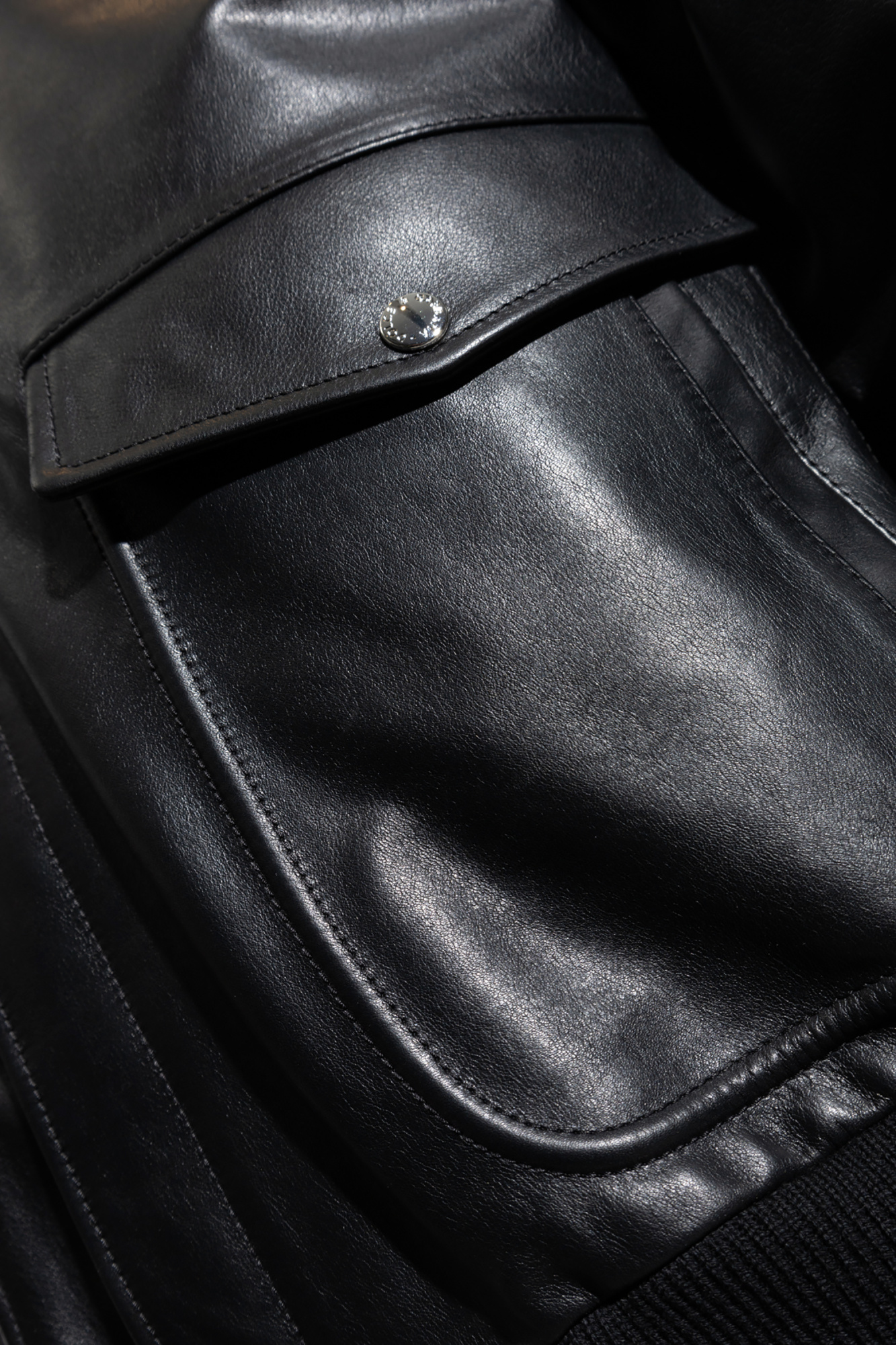 ジャケット・アウター F/W2015 Dolce & Gabbana Leather jacket Black Leather jacket Dolce & Gabbana - Vitkac GB
